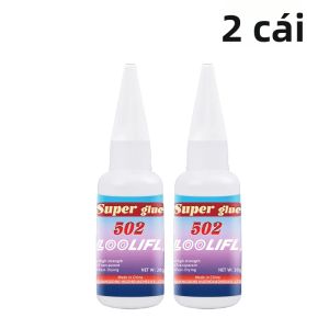 LOOLIFL | Keo Dán Siêu Dính 502 Chống Thấm Kết Dính Nhanh Trong Suốt Dùng Cho Sửa Chữa Nhà Cửa - Kính Cửa Sổ Gốm Sứ Kim Loại Nhựa Gỗ