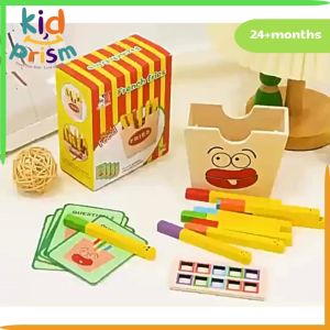 Đồ chơi Montessori - Hộp khoai tây màu sắc logic Giúp bé sáng tạo trí tuệ phát triển tư duy - Đồ chơi mầm non