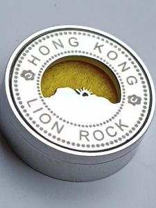 Lion Mountain Mask Aromatherapy Buckle Essential Oil Fragrance Buckle Rose Gold 1215mm Fine Grinding Cut Out Titanium Steel Magnet Magnetic Suction Type