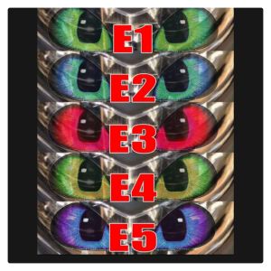 Mio soul i 125 toothless eye/3m adhesive