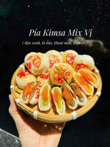Bánh Pía Kim Sa Trứng Muối Mix Vị Tan Chảy Siêu Ngon
