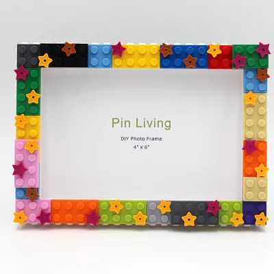 1PC Decor Photo Frame DIY Star Sky Simple Color Block Picture Frame For Home Decoration Birthday Gift