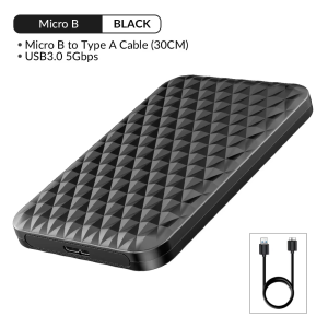 ORICO | ORICO External HDD Case 2.5 HDD Case USB 3.0 to SATA 5Gbps Hard Drive Case for 7-9.5mm 2.5 Inch SATA HD Externo for PC UASP