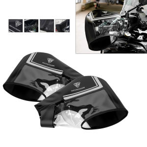 SOYAVISION Motorcycle Scooter Bicycle Handlebar Gloves with Reflective Strip Windproof Handle Bar Cover for ATV
