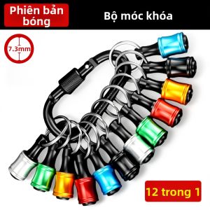 DAIENGONGJU | Móc Khóa Treo Mũi Vít Thông Minh Bộ Đầu Nối Thay Nhanh 1/4
