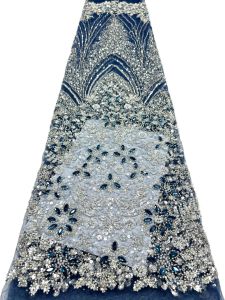 African Sequins Beaded Groom Lace Fabric High Quality French Tulle Lace Fabric 2026 Embroidery Nigerian Lace Fabrics