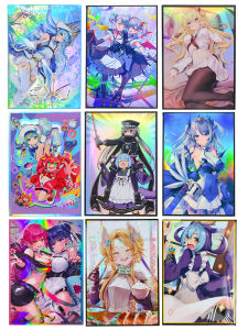 ยูกิโออย่างเป็นทางการขนาดเล็กแฟลชสีฟ้าใบมีดน้องสาวเกมผู้ถือการ์ดโต๊ะการ์ดเกมตัวป้องกัน 63X90 ซม- 50 ชิ้น