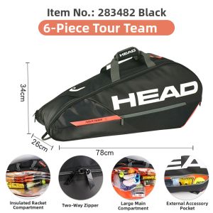 HEAD | Dual-Shoulder Tennis Bag With Insulated Compartment Signature Design