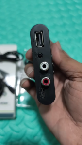 บลูทูธBT5.2 เครื่องรับสัญญาณเสียง เอาต์พุตคู่สเตอริโอรถAUX/USB การโทรแบบแฮนด์ฟรี MP3 WMA WAV