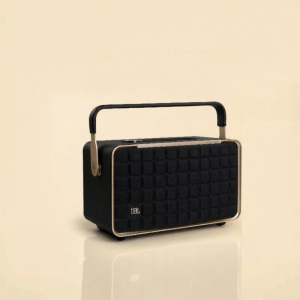 JBL | JBL Authentics 300 Portable Bluetooth Wireless Sound System Handheld Music Speaker with Adjustable Bass And Aluminum Alloy Cone