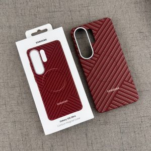 Samsung | Carbon Fiber For Magsafe Case For Samsung Galaxy S26 S25 Ultra 5G Ultra-thin Hard PC Wireless Charging Magnetic Bumper Cover