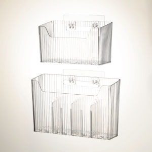 Kitchen Cabinet Door Storage Rack Fresh Keeping Film Wall Mounted Garlic Onion Ginger Storage Box Refrigerator Seasoning Shelf