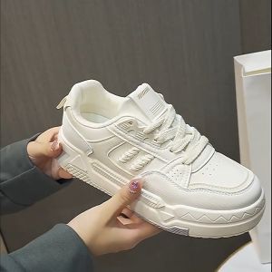 [ Tặng Vớ ] Giày Sneaker Nữ Đế Bằng Phong Cách Hàn Quốc Êm Thoáng Khí AT210