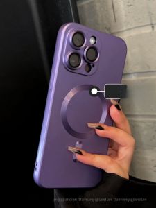 DAIMANG | Magnetic Full-Coverage Soft Case iPhone Phone Case