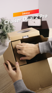 IMOU Cruiser Dual 2 Pro 4K Dual Lens Security CCTV Outdoor Camera Wireless WiFi Red-Blue Warning Lights Aurora Audio