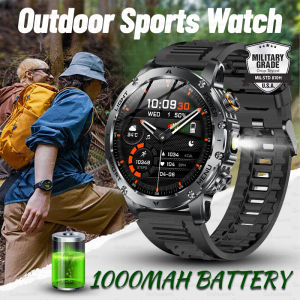1000mAh Battery Military Grade T-Rex 3 Smart Watch Men 5ATM Waterproof GPS Trajectory Bluetooth Call  Sports Smartwatch 2025 New