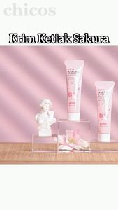 NOYAS LAIKOU Japan Sakura Brightening Cream 30g Krim Pencerah Ketiak & Badan Menghilangkan Warna Gelap Lotion & Hand Scrub