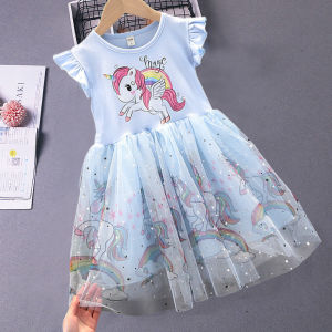 Toddler Princess Dress Summer Short Sleeve