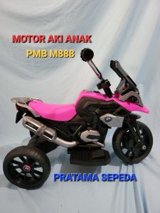 Motoran Aki Mainan Anak Motor Aki PMB M888 Aki Terbaru Motor Aki Anak M-888 Manual Pedal Gas Motor Motoran Aki PMB 888 Pedal Gas Injak Exotic 2214