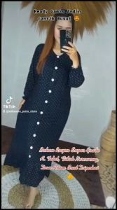 PROMO GAMIS ANDIN LONGDRESS ANDIN FULL KANCING (3 Kancing Hidup) BUSUI DASTER ARABIAN TERBARU DAN TERMURAH BERKUALITAS