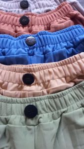 Kulot Knit Premium Tebal & Variasi Kancing Celana Wanita Standar Jumbo