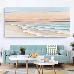Lukisan nice view sunsetlukisan sunset beautiful view beachlukisan pantai indahlukisan aesthetic pajangan hiasan dinding moderndekorasi rumah lukisan timbul