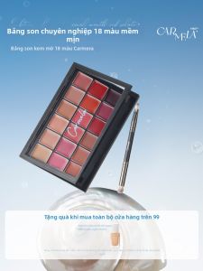 CARMELA | Bảng Son Nude Lì Màu Nhạt