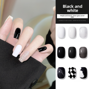 CHUBEISHI | Long-lasting Black & White Nail Polish for Professional Use