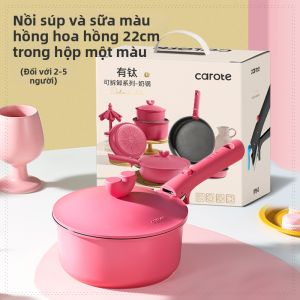 Nồi chống dính CAROTE dễ dàng tháo lắp tay cầm