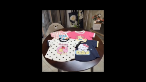 MC125 เสื้อยืดเด็กคอกลมแขนสั้น ลายการ์ตูนน่ารัก เหมาะสำหรับใส่อยู่บ้าน ออกไปเที่ยว ใส่แล้วดูน่ารักสดใส