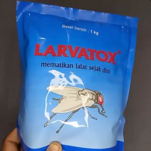 LARVATOX 1 kg - Obat Pembasmi Anti Lalat Ayam Bebek Unggas Hewan Ternak Pengendalian Hama Hewan Ternak - Lazada