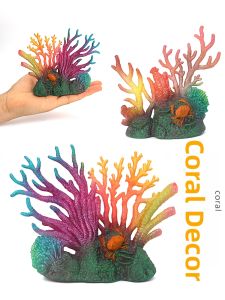 Realistic Soft Gel Coral Model Aquarium Decor