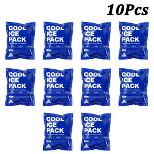 10Pcs Reusable Ice Packs for Lunch Bag Keep Cold 24 Hours Cooling Camping Freezer Sheets Freezer Pack for Food Transport