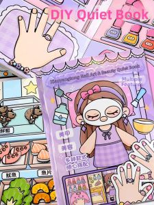 Boredom Relief DIY Toy Girls Quiet Book