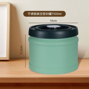 Guokavo Home Use Vacuum Sealed Coffee Beans/Powder Tea Leaves Storage Container Grain Storage Box ness Preserver