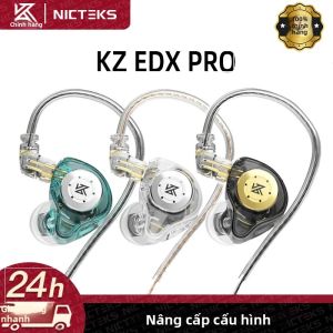 Tai Nghe Có Dây KZ EDX Pro Tai Nghe Thể Thao Trong Tai Âm Thanh Nổi HIFI Có Dây Có Thể Tháo Rời Tai Nghe Chơi Game Âm Thanh Nổi Có Micrô