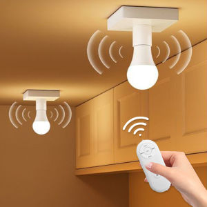 E27 Lamp Holder 85-265v Living Room Light With Switch Smart Lamps Holders For Room Wireless Timer Bulb Radar Sensor Bedroom Led