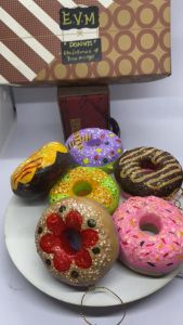 DONUT CHRISTMAS ORNAMENTS FIGURES