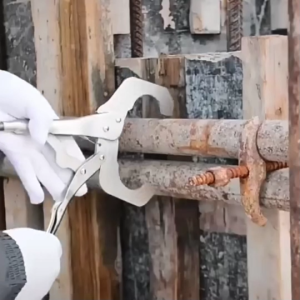 Kềm Bấm Chết Chữ C Size 6 Inch Tương Đương 17cm Chịu Lực Nặng Có Đệm Xoay Dùng Kẹp Dụng Cụ Kẹp Hàn Có Thể Điều Chỉnh