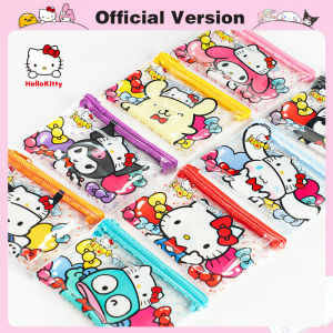 Sanrio | Sanrio Hello Kitty 50Th Anniversary PVC Waterproof Storage Bag Cinnamoroll Kuromi Melody Coin Lipstick Wallet Mini Card Bag Gift
