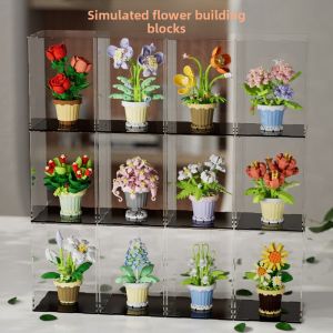 JIFANPAUL | Simulated Flower Building Blocks Kit for Girls