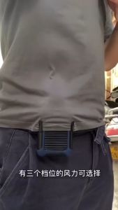 Quạt Đeo Thắt Lưng Pin 10000mAh  – 10 Cấp Độ Gió Đeo Hông/Đeo Cổ Quạt Điều Hòa Mini Dùng 10H