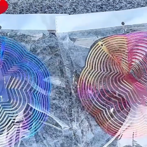 Alat Pengusir Burung Gantung Putaran Angin Reflektif Untuk Taman / Outdoor