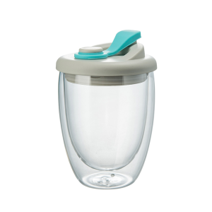 YoPo 250ml 350ml 450ml Double Wall Coffee Cup with Lid Coffee Cup Portable Multi-purpose Mugs