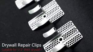10/20pcs Drywall Repair Clips Heavy-Duty Drywall Repair Clips with 20/40cps Screws Wall Hole Patch Kit for Wood Steel Studs