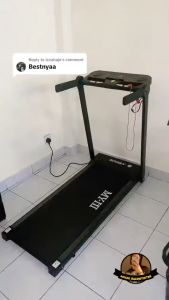 3.5HP Electric Treadmill with Massage and Bluetooth Multi functional 1-15KM/H Foldable Treadmill Electric Treadmill with Armrests Walking Pad 3.5HP Multi-Program Folding Treadmill