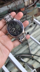 Đồng hồ nam si Nhật Citizen 2 máy size 40/42mm có world time báo thức