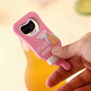 【HSG】 New Ideas Hot Sale Corkscrew Fridge Magnet & Bottle Opener BABY FEEDING BOTTLE Baptism Birthday Souvenir And Gift Cute Fridge Sticker Gift Soft Glue