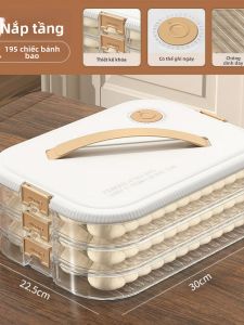 TONGGUMO | Freezer-friendly High-capacity Food Storage Box Layers 3