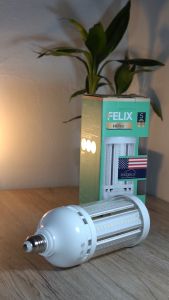 FELIX HIPRO Corn Bulb Bohlam Lampu LED 45W E27 Putih 6500K Garansi 5 Tahun